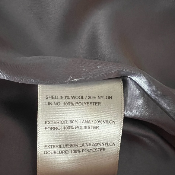 Liz Claiborne wool coat on black - Picture 4 of 10